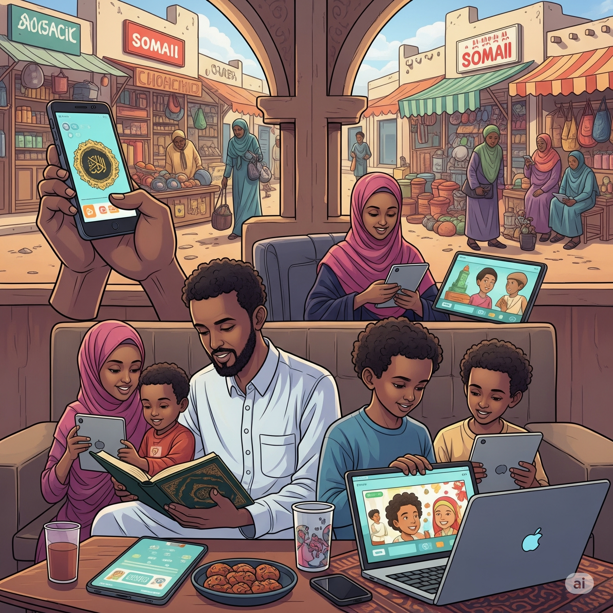 The Influence of Modern Technology on the Daily Life and Structure of Somali Families